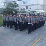 駐樂(lè)清供電公司安保隊(duì)員的培訓(xùn)學(xué)習(xí)及反恐演練工作