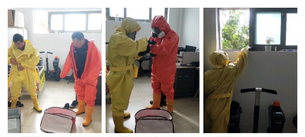 以“練”促防——全面提升危化品事故應(yīng)急處理能力 ——溫州國(guó)泰保安服務(wù)有限公司派駐溫州附一醫(yī)開(kāi)展?；窇?yīng)急處置練習(xí)